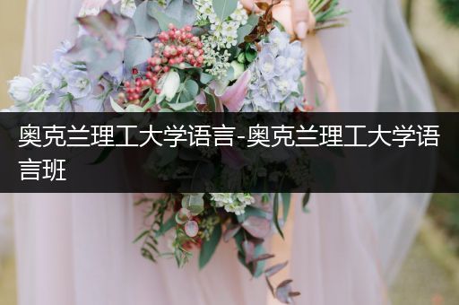奥克兰理工大学语言-奥克兰理工大学语言班