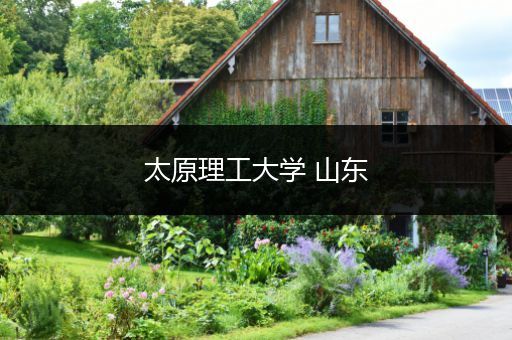太原理工大学 山东