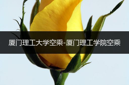 厦门理工大学空乘-厦门理工学院空乘