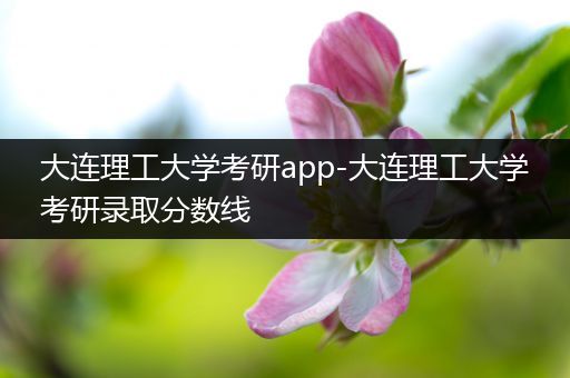 大连理工大学考研app-大连理工大学考研录取分数线