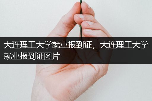 大连理工大学就业报到证，大连理工大学就业报到证图片