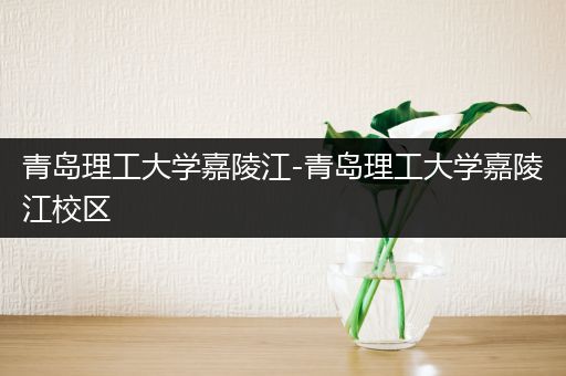 青岛理工大学嘉陵江-青岛理工大学嘉陵江校区