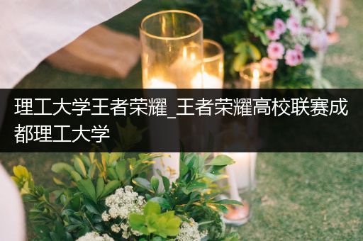 理工大学王者荣耀_王者荣耀高校联赛成都理工大学