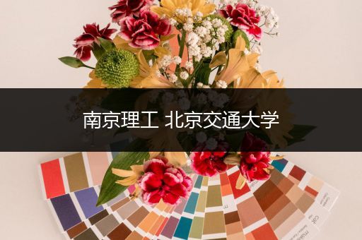南京理工 北京交通大学