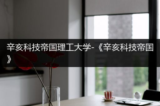 辛亥科技帝国理工大学-《辛亥科技帝国》