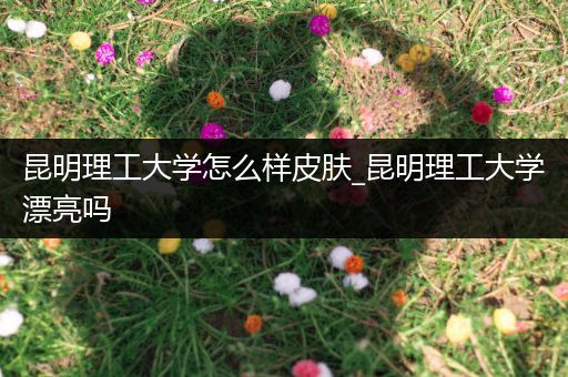 昆明理工大学怎么样皮肤_昆明理工大学漂亮吗