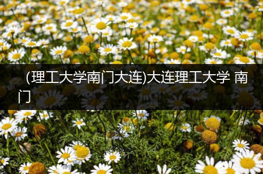 （理工大学南门大连)大连理工大学 南门